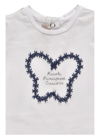 Белая летняя футболка Chicco