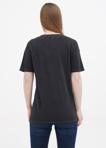 Темно-сіра літня футболка Liu Jo