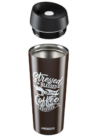Термочашка Coffee time Cup 0,45 л нержавеющая сталь, коричневый Ardesto (252788071)