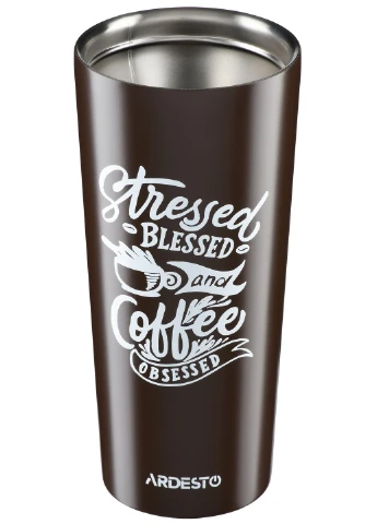 Термочашка Coffee time Cup 0,45 л нержавеющая сталь, коричневый Ardesto (252788071)
