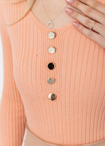 Персиковый демисезонный пуловер пуловер Ager