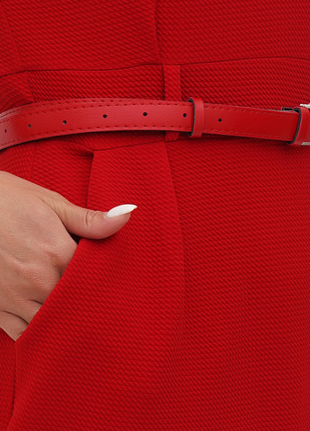 Темно-червона кежуал сукня футляр Laura Bettini однотонна