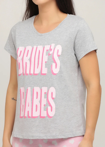 Комбинированная всесезон пижама (футболка, брюки) футболка + брюки Studio