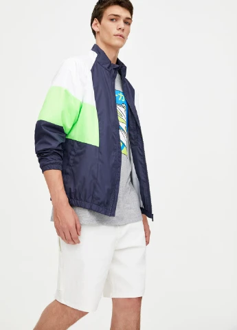 Синя вітровка Pull & Bear