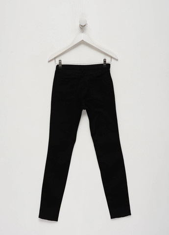 Черные демисезонные слим джинсы H&M