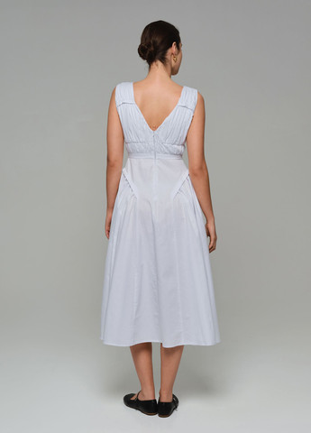 Білий кежуал сукня кльош JUL однотонна