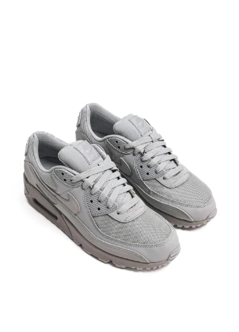 Сірі кросівки cn8490-001 демісезон Nike AIR MAX 90 Leather