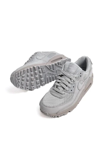Сірі кросівки cn8490-001 демісезон Nike AIR MAX 90 Leather