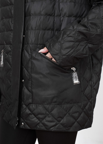 Черная демисезонная куртка Meajiateer