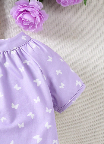 Комбинированный летний костюм (блуза, майка, шорты) SHEIN