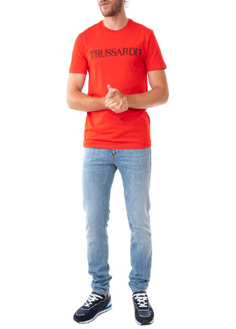 Червона футболка Trussardi Jeans