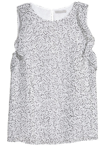 Чорно-біла літня блузка H&M