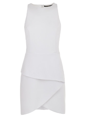 Белое кэжуал платье футляр LOVE REPUBLIC