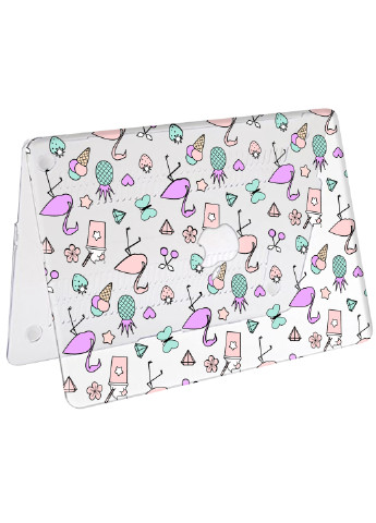 Чохол пластиковий для Apple MacBook Pro 15 A1707 / A1990 Фламінго (Flamingo) (9649-1937) MobiPrint (218539102)