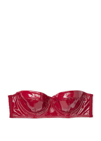 Вишневий балконет бюстгальтер Victoria's Secret з кісточками поліуретан