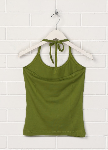 Зеленая однотонная блузка Puledro летняя