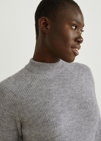 Сіра кежуал сукня сукня светр C&A меланжева