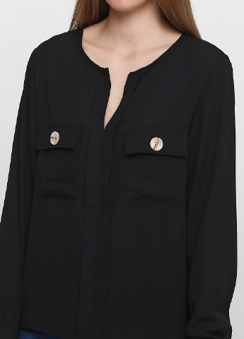 Черная демисезонная блуза Ellis