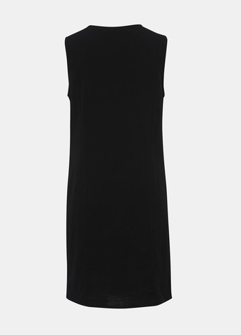 Черное кэжуал платье Vila однотонное