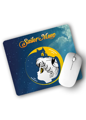 Килимок для мишки аніме Сейлор Мун (Sailor Moon) (25108-2660) 22х18 см MobiPrint (222995327)