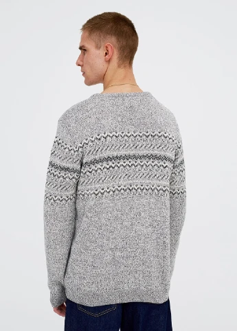 Светло-серый демисезонный джемпер джемпер Pull & Bear