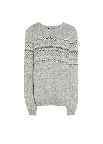 Светло-серый демисезонный джемпер джемпер Pull & Bear