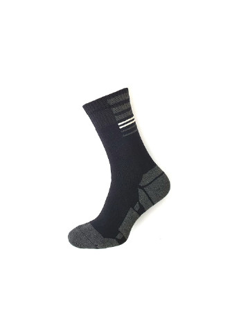 Набір теплих шкарпеток 3 пари, Чорно-сірі, класичні, 39-42 MW3BG57CLN Rovix класична довжина (255920378)