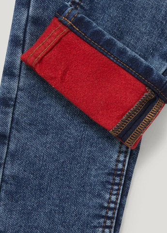 Синие демисезонные прямые джинсы C&A