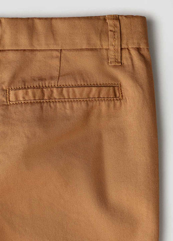 Светло-коричневые кэжуал демисезонные брюки чиносы H&M