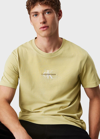 Жовта футболка Calvin Klein Jeans