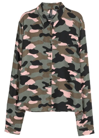 Хаки блуза H&M