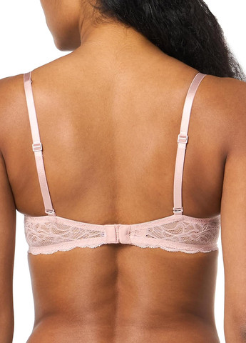 Рожевий балконет бюстгальтер Calvin Klein з кісточками поліамід