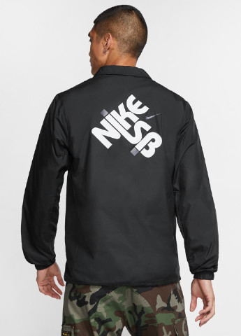 Черная демисезонная куртка Nike M NK SB SSNL COACHES JACKET