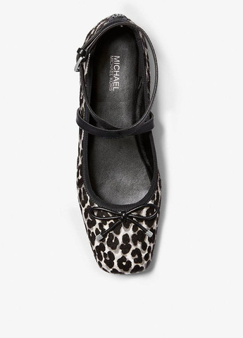 Жіночі балетки Michael Kors | комбіновані леопардові бант натуральна шкіра (332313500)