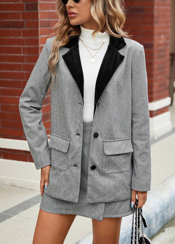 Костюм (жакет, юбка) SHEIN (317222831)