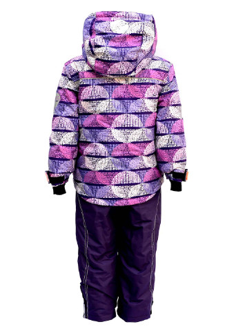 Фіолетовий зимній зимовий костюм (куртка + напівкомбінезон) з мембранної тканини Be easy