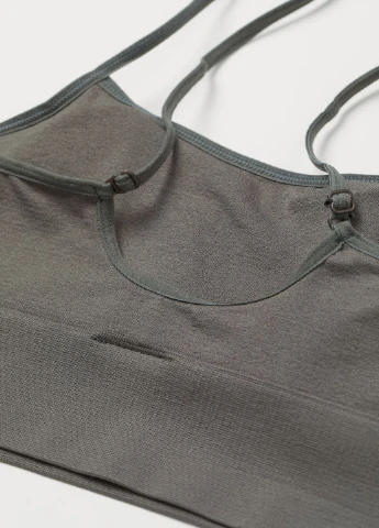 Темно-зелений бюстгальтер H&M