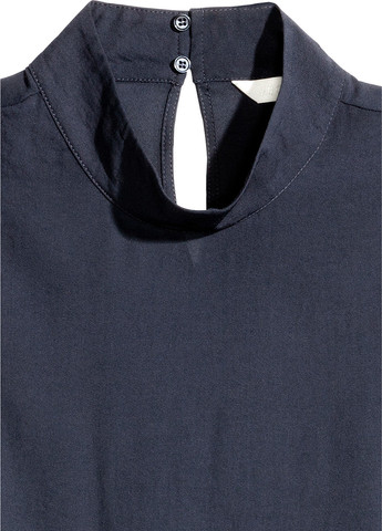 Темно-синя блуза H&M