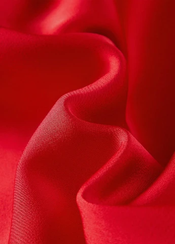 Красное кэжуал платье SHEIN однотонное