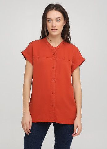 Оранжевая летняя блуза Gina Benotti