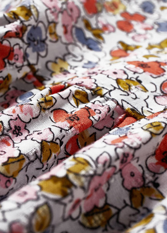 Комбинированное кэжуал платье а-силуэт C&A с цветочным принтом