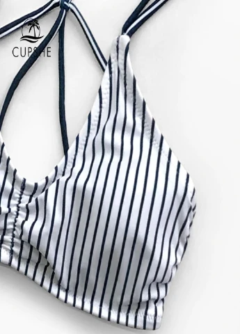 Синій літній купальник CUPSHE