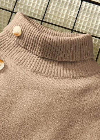 Світло-коричневий демісезонний светр SHEIN