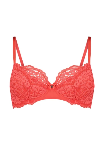 Червоний бюстгальтер Hunkemoller з кісточками поліамід
