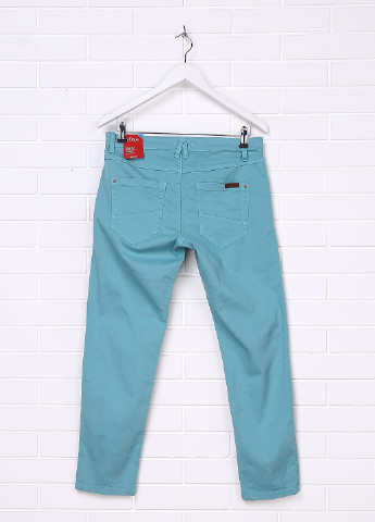 Бирюзовые демисезонные прямые джинсы S.Oliver