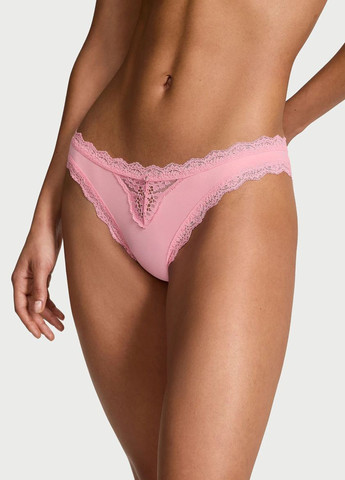 Розовый демисезонный комплект (бюстгальтер, трусики) Victoria's Secret