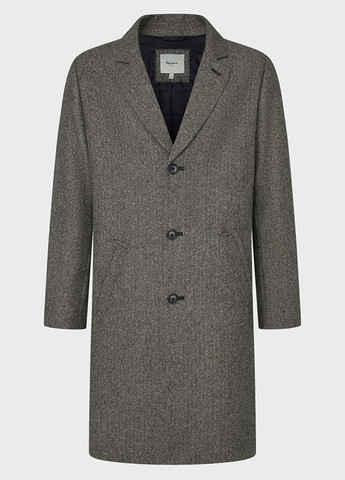 Сіре зимнє Пальто однобортне Pepe Jeans