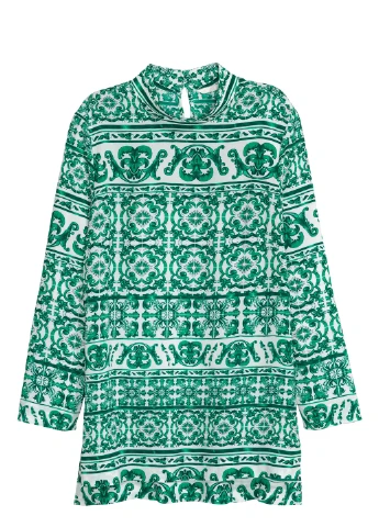 Изумрудная блуза демисезон H&M