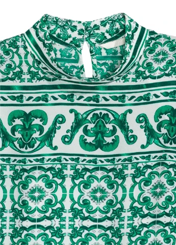 Изумрудная блуза демисезон H&M