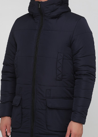 Темно-синяя зимняя куртка Pobedov